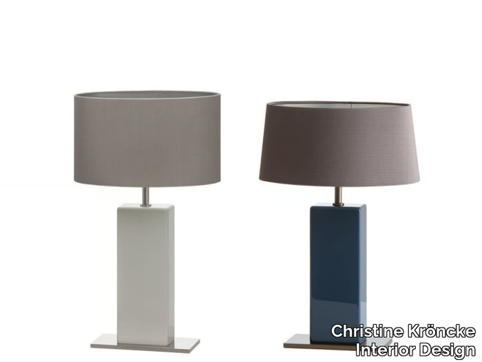 QUESTA - LED steel and wood table lamp _ Christine Kröncke Interior Design