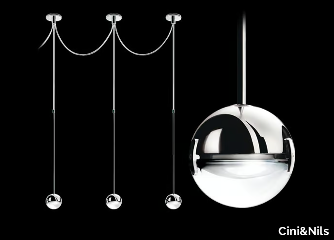 CONVIVIO SOPRATAVOLO MULTIPLA - Halogen pendant lamp _ Cini&Nils