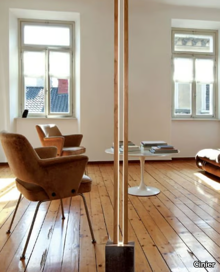 LUBOIS LT - LED wooden floor lamp _ Cinier