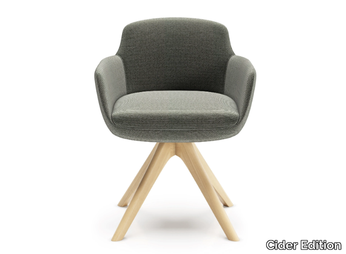 DANAE - Fabric office chair with armrests _ Cider Edition