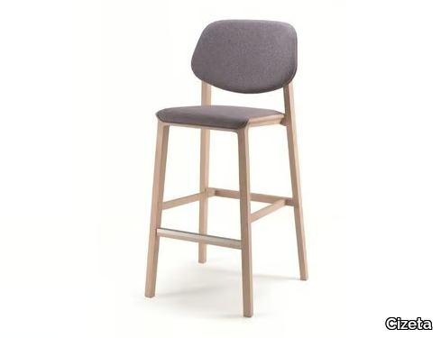 YARD - High ash stool with back _ Cizeta