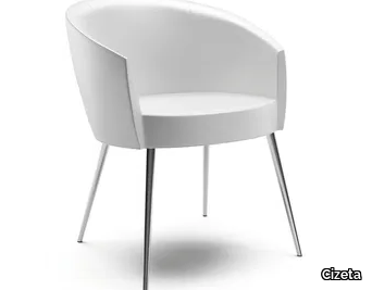 SFER - Easy chair with armrests _ Cizeta