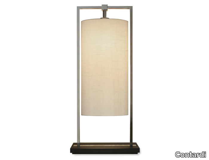 ATHENA - LED linen table lamp _ Contardi