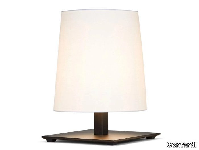 TONDA - LED fabric table lamp _ Contardi