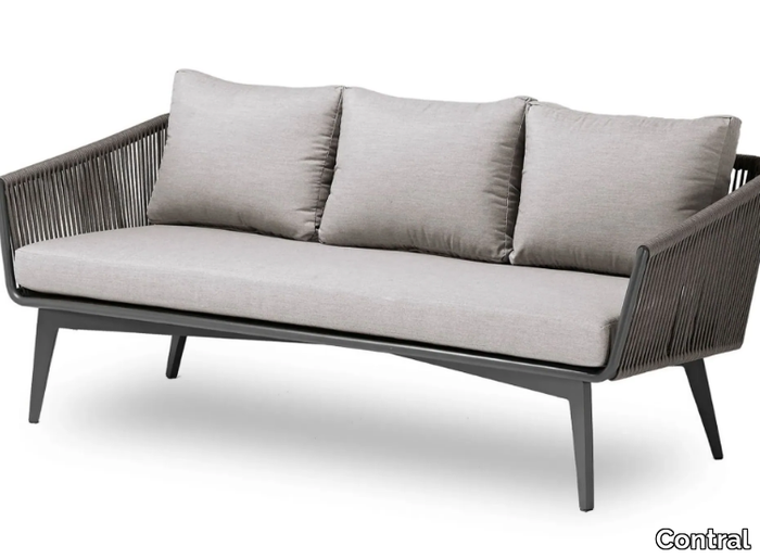 DIVA - 3 seater fabric outdoor sofa _ Contral