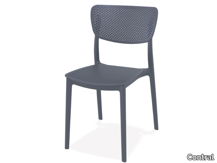 LUCY - Stackable polypropylene outdoor chair _ Contral