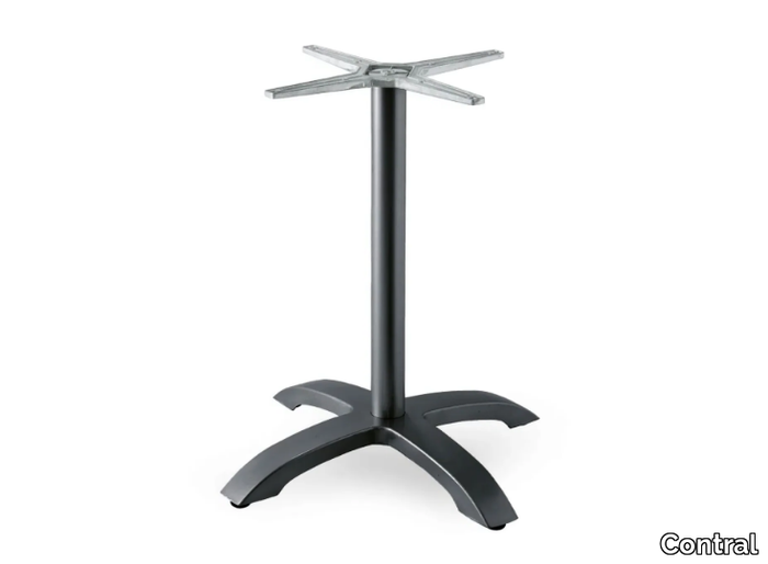 CAPRI - Aluminium table base with 4-spoke base _ Contral