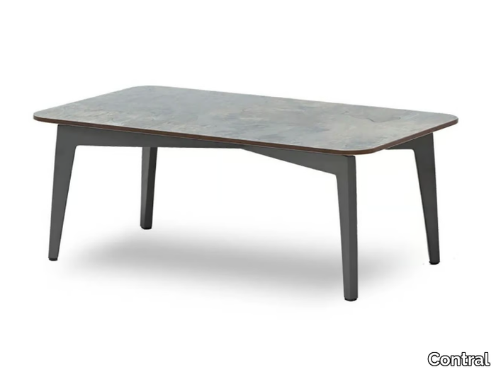 DIVA - Low rectangular HPL coffee table _ Contral