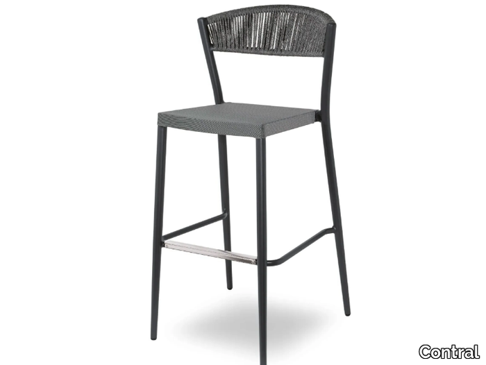 DUKE - High aluminium outdoor stool _ Contral