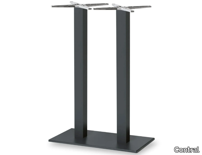 LUGANO - Aluminium table base _ Contral