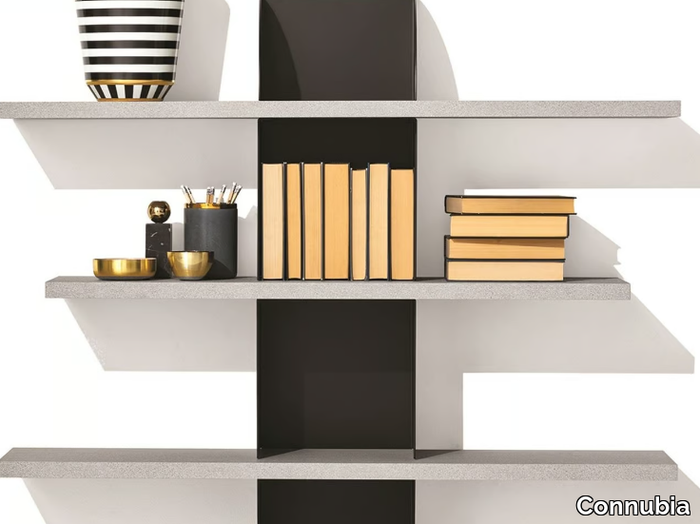 MADE - Wall-mounted plate bookcase _ Connubia