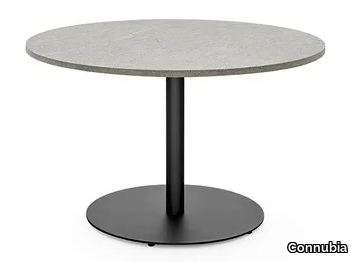 COCKTAIL - Round melamine-faced chipboard table _ Connubia