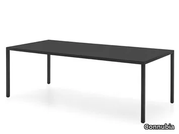 IRON - Rectangular metal table _ Connubia