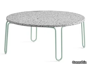 STULLE - Round composite material coffee table _ Connubia