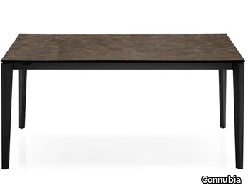 PENTAGON - Extending melamine table with metal base _ Connubia