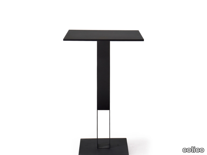 ACQUA ALTA IRON BISTROT - Square steel table _ colico