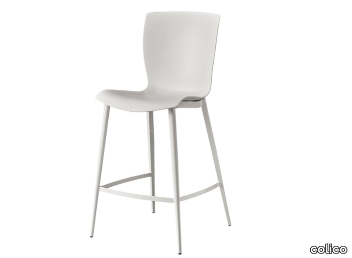 RAP.TT.SS - Polypropylene stool with back _ colico