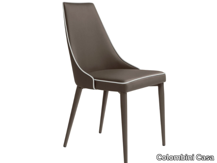 ILDA - Upholstered Imitation leather chair _ Colombini Casa