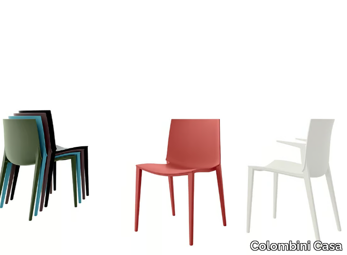 ANITA - Stackable polypropylene chair _ Colombini Casa