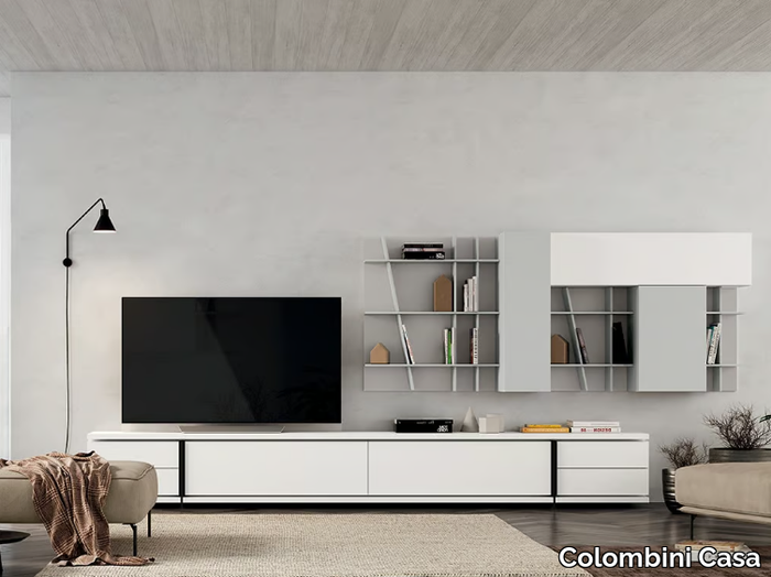 VITALYTY BIANCO OPACO - Custom storage wall _ Colombini Casa