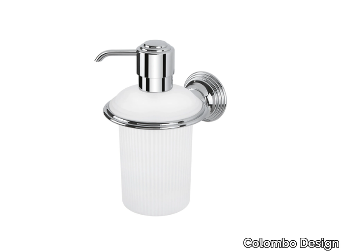 HERMITAGE B9335 - Wall-mounted chromed brass Bathroom soap dispenser _ Colombo Design