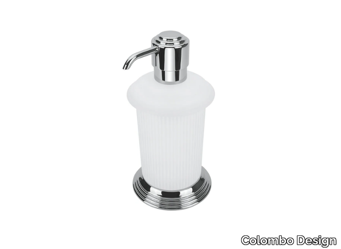 HERMITAGE B9336 - Chromed brass Bathroom soap dispenser _ Colombo Design