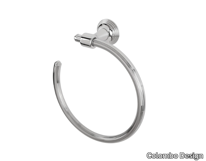 HERMITAGE B3331 - Chromed brass towel ring _ Colombo Design