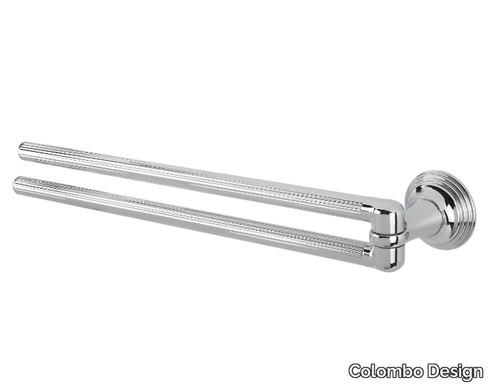 HERMITAGE B3312 - Swivel chromed brass towel rack _ Colombo Design