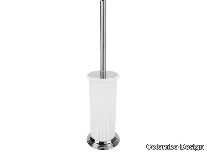 HERMITAGE B3306 - Chromed brass toilet brush _ Colombo Design