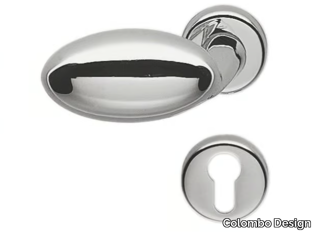 ROBOT CD 75 R-RY - Cromall® door handle on rose _ Colombo Design