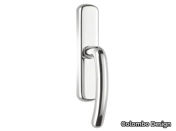 STAR CD 02 IM - Brass window handle on back plate _ Colombo Design