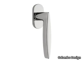 GAIA GR 12 DK/SM - DK brass window handle on rose _ Colombo Design