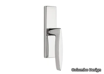 GAIA GR 12 IM - Brass window handle on back plate _ Colombo Design