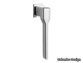 DEA FF 22 DK0/SM - DK brass window handle on rose _ Colombo Design