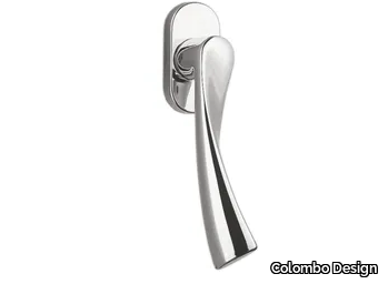 FLESSA CB 52 DK/SM - DK brass window handle on rose _ Colombo Design