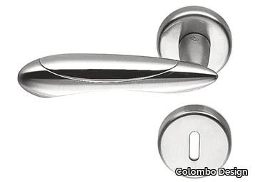 TALITA LC 21 R-RY - Cromall® door handle on rose with lock _ Colombo Design