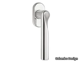 LIBRA SK 22 DK/SM - DK brass window handle on rose _ Colombo Design