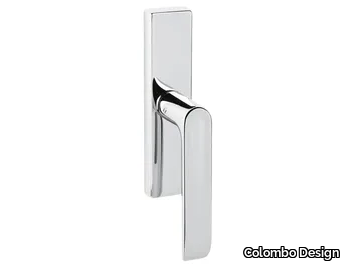 LUND SE 12 IM - Brass window handle on back plate _ Colombo Design