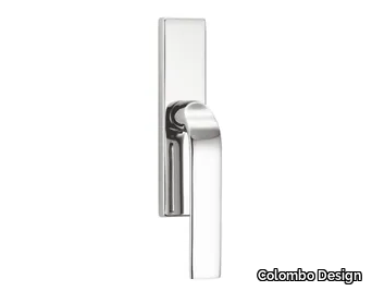 META KG 12 IM - Brass window handle on back plate _ Colombo Design