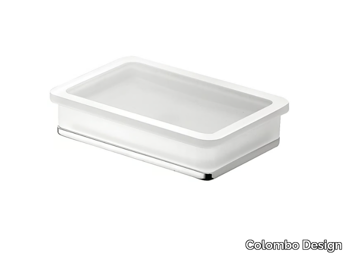 LULÙ B6240 - Countertop etched glass soap dish _ Colombo Design