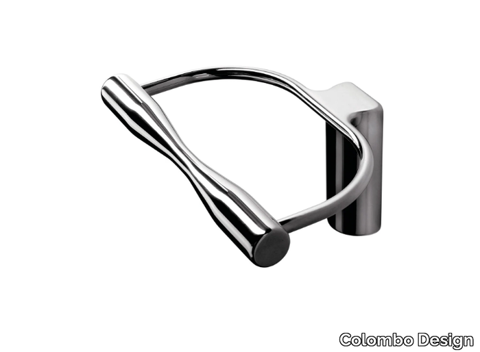 LUNA B0108 - Chromed brass toilet roll holder _ Colombo Design