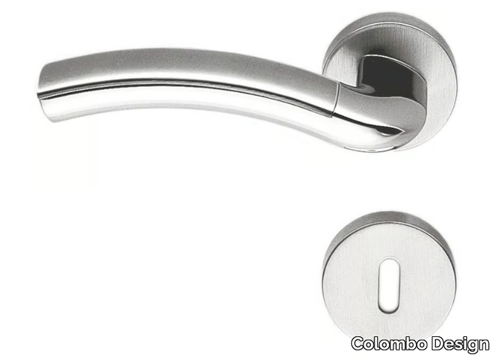 MILLA LC 31 R-RY - Cromall® door handle on rose _ Colombo Design