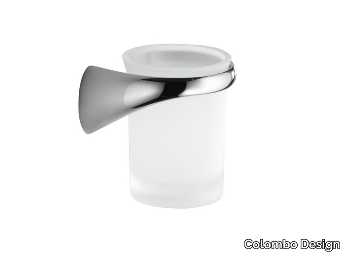 LINK B2402 - Wall-mounted etched glass toothbrush holder _ Colombo Design