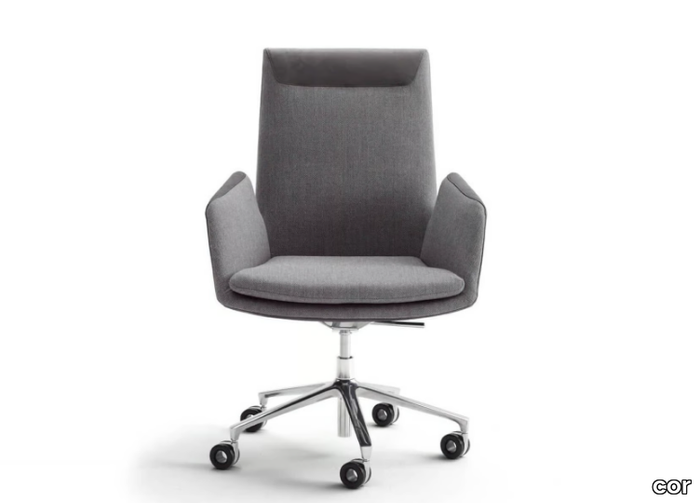 CORDIA PLUS - Height-adjustable swivel executive chair with castors _ COR