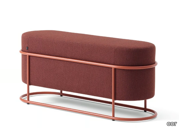 DROP - Upholstered fabric bench _ COR