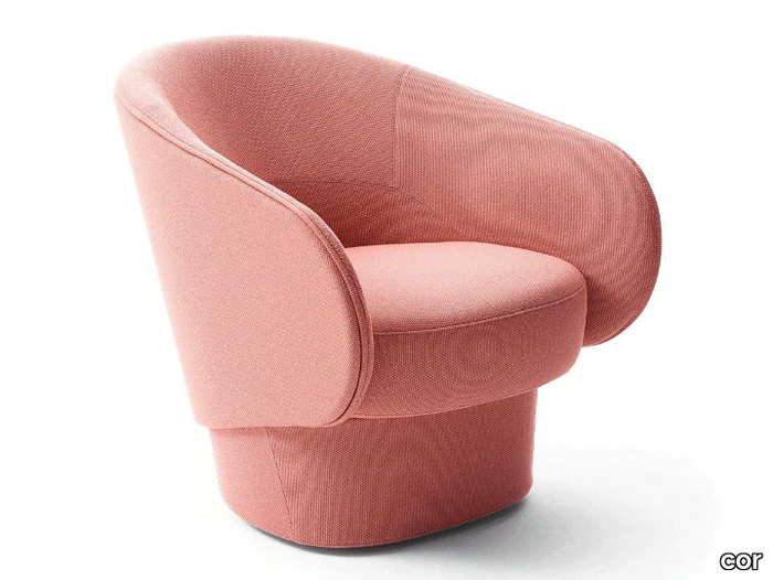 ROC - Fabric easy chair with armrests _ COR