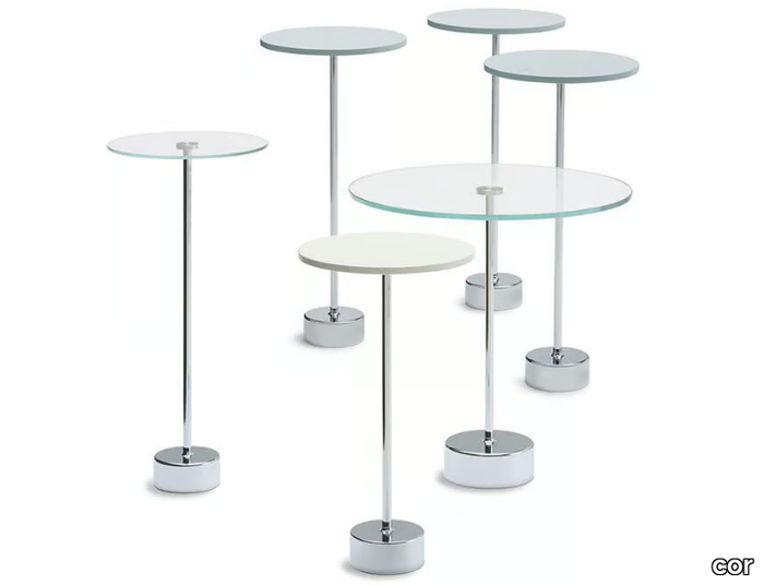 TABLO - Round glass coffee table _ COR