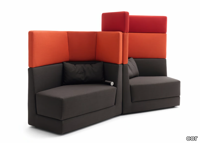 SCOPE - Fabric armchair high-back _ COR