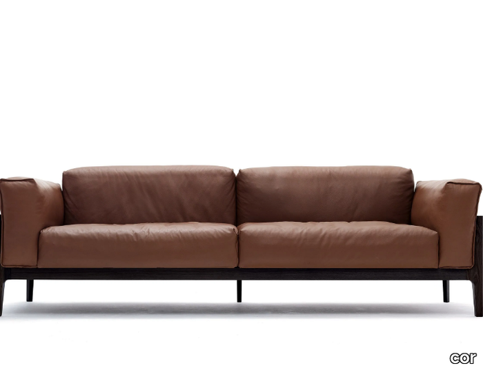 ELM - 2 seater leather sofa _ COR