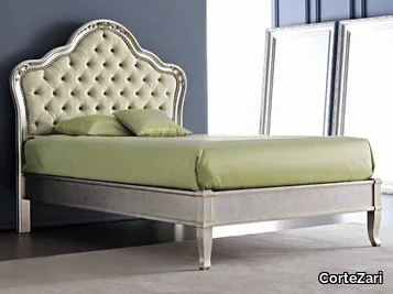 GEMMA - Full size bed with upholstered headboard _ CorteZari